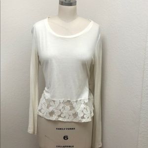 Chloe K long sleeve with Lace